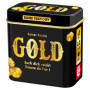 Game Factory 646252 Gold Mini Jeu de Cartes dans Une boîte métallique Pratique, à partir de 6 Ans, idéal comme Jeu de Voyage ou 