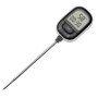 TFA Dostmann 30.1062.01 Thermomètre de cuisine numérique avec minuterie et chronomètre, rétroéclairage noir, plastique