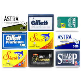 Astra Shark Derby GiIIette Sharp - 45 Lames de Rasage