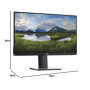 DELL P2421DC - Écran LED - 23.8" (23.8" visualisable) - 2560 x 1440 QHD - IPS - 300 CD/m² - 1000:1-5 ms - HDMI, 2xDisplayPort - 