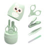 VOARGE Baby Set de manucure pour nouveau-né, Set de manucure pour bébé avec coupe-ongles sûr pour bébé, ciseaux, pincettes et li