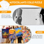 Nariolar Colle Puzzle, 32 Feuilles de Colle pour Puzzle, Préserve 4×1000 Pièces de Puzzles, Solution de Conservation Facile en Q