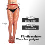 GADITIEK Lot de 3 Collants Résille Rouge Carnaval (Grande, Moyenne, Petite Maille)