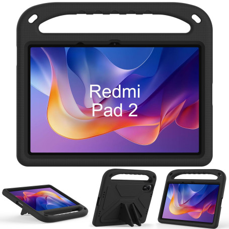 XunyLyee Coque Enfant pour Xiaomi Redmi Pad 2 2025 11 Pouces, Noir