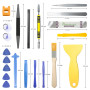 DTD Kit d'outils de réparation 30 en 1 pour téléphone portable, tournevis de précision pour smartphone, tablette, montre, lunett