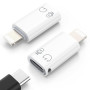 MoKo pour DJI Mic Mini Adaptateur USB C vers Lightning, Adaptateur Lightning vers USB C pour iPhone 14/13/12/11/Récepteur Microp