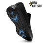 LARNMERN Chaussure de Cuisine Homme Baskets de Chef Impermeable Chaussures de Travail Antidérapantes Baskets Enfiler Légères