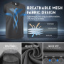 MEETYOO débardeurs Homme Lot de 5,sous-vêtement Technique sans Manches,T-Shirt Respirant Gainant pour Running,Fitness et Salle d