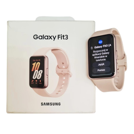 Samsung Galaxy Fit3 - Montre connectée avec écran AMOLED de 40 mm, corps en aluminium, suivi complet de l’activité physique et d