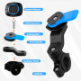LIFEASY STORE Bleu Universel Handlebar Mount Support de Téléphone Portable Amovible pour Vélo, Support de Téléphone Portable Uni