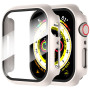 Diruite 2 Pièces Coque pour Apple Watch SE 3/2/1 /Series 6 5 4 40mm Protection Écran Dur PC Matériel Ultra Mince Verre Trempé Éc