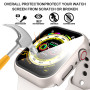Diruite 2 Pièces Coque pour Apple Watch SE 3/2/1 /Series 6 5 4 40mm Protection Écran Dur PC Matériel Ultra Mince Verre Trempé Éc