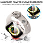 Diruite 2 Pièces Coque pour Apple Watch SE 3/2/1 /Series 6 5 4 40mm Protection Écran Dur PC Matériel Ultra Mince Verre Trempé Éc