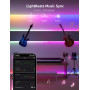Lepro S1 IA Ruban LED Connecté 20M, Concepteur d'Éclairage IA Personnalisé, Bande LED Wifi RGB+IC App Contrôle, Sync Musique, Co