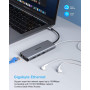 MOKiN Station d'accueil USB C, 14 en 1 à Triple Affichage, hub USB C Double Moniteur vers Double HDMI, VGA, Gigabit Ethernet, 5 