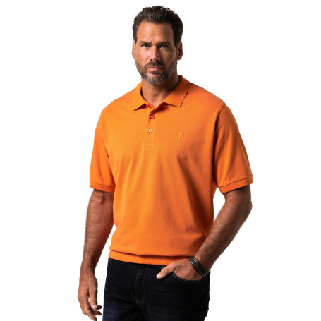 JP 1880 Hommes Grandes Tailles L-8XL Jusqu'au 8XL - Polo à imprimé Poitrine JP1880. Ventre Confort, Maille piquée. 712617