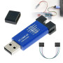 ST-Link V2 Mini Programmateur et Débogueur pour STM8 / STM32 avec Boîtier Aluminium – Compatible Arduino – Interface USB 2.0 – B