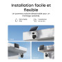 eufy Security eufyCam S4 Kit de 2 caméras Surveillance WiFi Extérieure, Bullet-PTZ Triple Objectif, 4K UHD, Panorama 360°, Incli