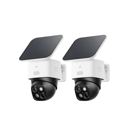 eufy Security SoloCamS340 caméra de sécurité Solaire,Camera Surveillance WiFi exterieure sans Fil,Surveillance 360° 3K,sans Angl