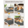 HezzLuv Couverture Imperméable pour Chien, Housse de Canapé-lit, Protecteur de Meubles, Antidérapant, Lavable, Résistant aux Poi