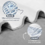 DUJUIKE Drap en Velours imperméable, Couvre-lit imperméable, Protège-Matelas, Convient aux Enfants, aux Personnes âgées et aux A