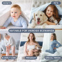 DUJUIKE Drap en Velours imperméable, Couvre-lit imperméable, Protège-Matelas, Convient aux Enfants, aux Personnes âgées et aux A