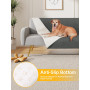 HezzLuv Couverture Imperméable pour Chien, Housse de Canapé-lit, Protecteur de Meubles, Antidérapant, Lavable, Résistant aux Poi