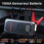 Acmount Booster Batterie Voiture 7000A, Booster Batterie Voiture avec Gonfleur 150PSI, 23800mAh Demarreur Batterie (Jusqu'à 8.0L