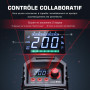 ARCCAPTAIN Poste a Souder Arc/Lift TIG 200 A avec Grand écran LED, Poste à Souder Inverter avec Contrôle Synergique,230V Machine