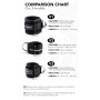 Fitgriff® Sangle Cheville Musculation Poulie V3 (Rembourré)- Ankle Straps pour Sport, Kickback, Entraînement des Fessiers - Acce