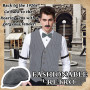 10pcs 1920s Mens Costume Set for Adult, Roaring Retro 20s Gatsby Gangster Costume Outfit with Vest Octagonal Hat Bow Tie Cuffs G