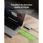 Belkin Eco Câble USB-C vers Micro-USB, 1 m, Câble doux au toucher, gaine tressée et souple de Recharge Rapide, Certifié USB-IF, 