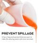 Nicpro 250 ml & 100 ml Tasses en Silicone Pour Resine Epoxy -Melangeur + Bâtonnets + Coupelle de melange Epoxy, pour Moules de m