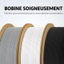 ELEGOO Filament PLA Matte Noir 1KG, 1.75mm Filament pour Imprimante 3D Précision Dimensionnelle +/- 0.02mm, Bobine de 1kg de car