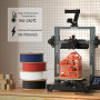 ELEGOO Filament PLA Matte Noir 1KG, 1.75mm Filament pour Imprimante 3D Précision Dimensionnelle +/- 0.02mm, Bobine de 1kg de car