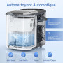 WIE Machine à Glaçons 12kg/24h - Silencieuse, Autonettoyante et Portable Avec Pelle à Glaçons - Pour Maison, Cuisine, Camping