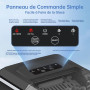 WIE Machine à Glaçons 12kg/24h - Silencieuse, Autonettoyante et Portable Avec Pelle à Glaçons - Pour Maison, Cuisine, Camping