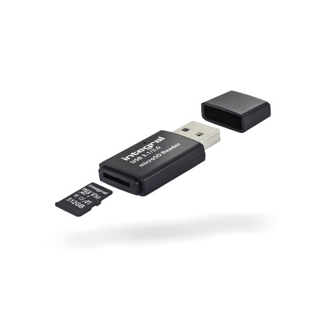 Integral Lecteur de Cartes mémoire Micro SD, USB 3.1 USB 3.0, microSDHC, microSDXC, Adaptateur
