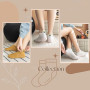 HAGOT 10 Paires Chaussettes Femme 36-42, Chaussettes Rigolotes Femme, Socquettes Basses Motif pour Femmes et Filles Fantaisie, C