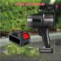 Souffleur Feuille Batterie Sans Fil, 35000 Tr/Min Portable Turbo Souffleur Avec Batteries 1300mah, Souffleurs Jardin Compact Ele