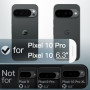 JETech Coque Magnétique pour Google Pixel 10/10 Pro 2025, Compatible avec MagSafe et Chargeur Pixelsnap, Étui Housse Antichoc à 