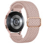 Vancle Bracelet Compatible pour Samsung Galaxy Watch 4 5 6 7 Femme Homme, 20mm Élastique en Nylon Tressé Réglable Bracelet de Re