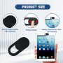 pcsfoe 24 Articles Cache Camera Ordinateur,Cache Webcam PC Portable,Cache Camera Telephone,Convient aux Téléphones Mobiles, Tabl