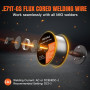 FEIFANKE Fil Fourré Sans Gaz 1,0MM, 1KG- E71T-GS General Purpose MIG MAG Welding Wire Reel D100 for Welding Machines, 1 Boîte