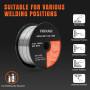 FEIFANKE Fil Fourré Sans Gaz 1,0MM, 1KG- E71T-GS General Purpose MIG MAG Welding Wire Reel D100 for Welding Machines, 1 Boîte