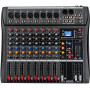 Depusheng DA8 Mélangeur audio professionnel Console de carte de son Bluetooth Interface de système de bureau à 8 canaux Entrée M