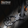 NextSeal Antivol Velo, Antivol Trotinette Electrique, Portabilité Cadenas de Bicyclette avec Clé avec Sac de Rangement, 6mm Anti