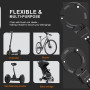 NextSeal Antivol Velo, Antivol Trotinette Electrique, Portabilité Cadenas de Bicyclette avec Clé avec Sac de Rangement, 6mm Anti