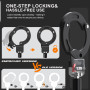 NextSeal Antivol Velo, Antivol Trotinette Electrique, Portabilité Cadenas de Bicyclette avec Clé avec Sac de Rangement, 6mm Anti