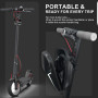 NextSeal Antivol Velo, Antivol Trotinette Electrique, Portabilité Cadenas de Bicyclette avec Clé avec Sac de Rangement, 6mm Anti